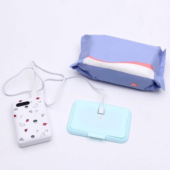 Allecto- Babydoekje Warmer Thermostaat Temperatuur - Dubbele Lagen Cover - Draagbare USB - Natte Wipe Heater - Voorkomen Verdamping - Comfortabel Gebruik. van Allecto — afbeelding 5