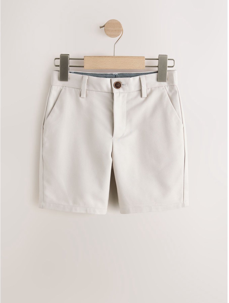 Next - Jongens - Premium chinoshort - Naturel