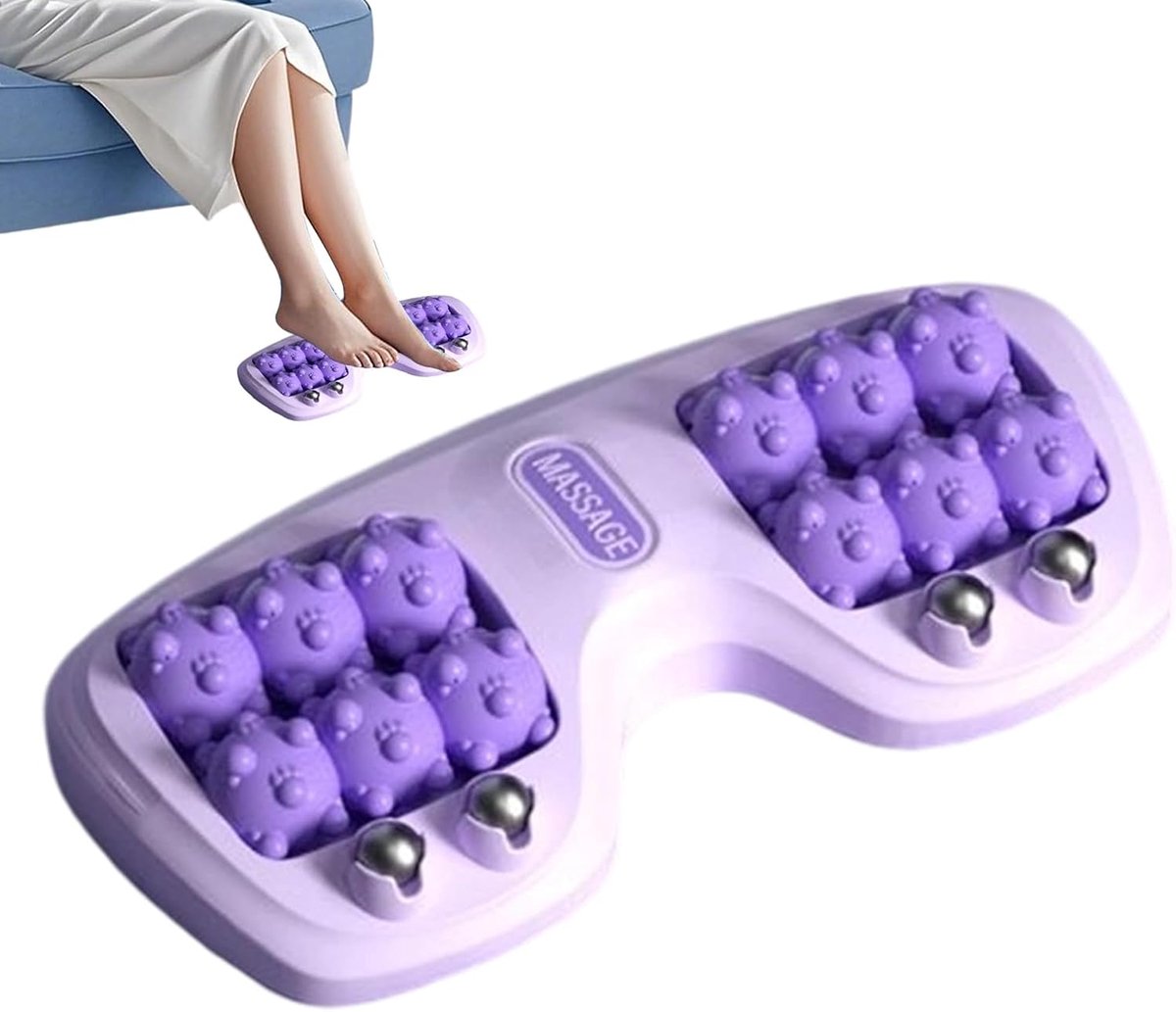 Voetmassage Roller - Reflexologie Plantair - Been Rug Ontlasten - Draagbaar Compact Ontwerp - 31 x 17 x 7 cm