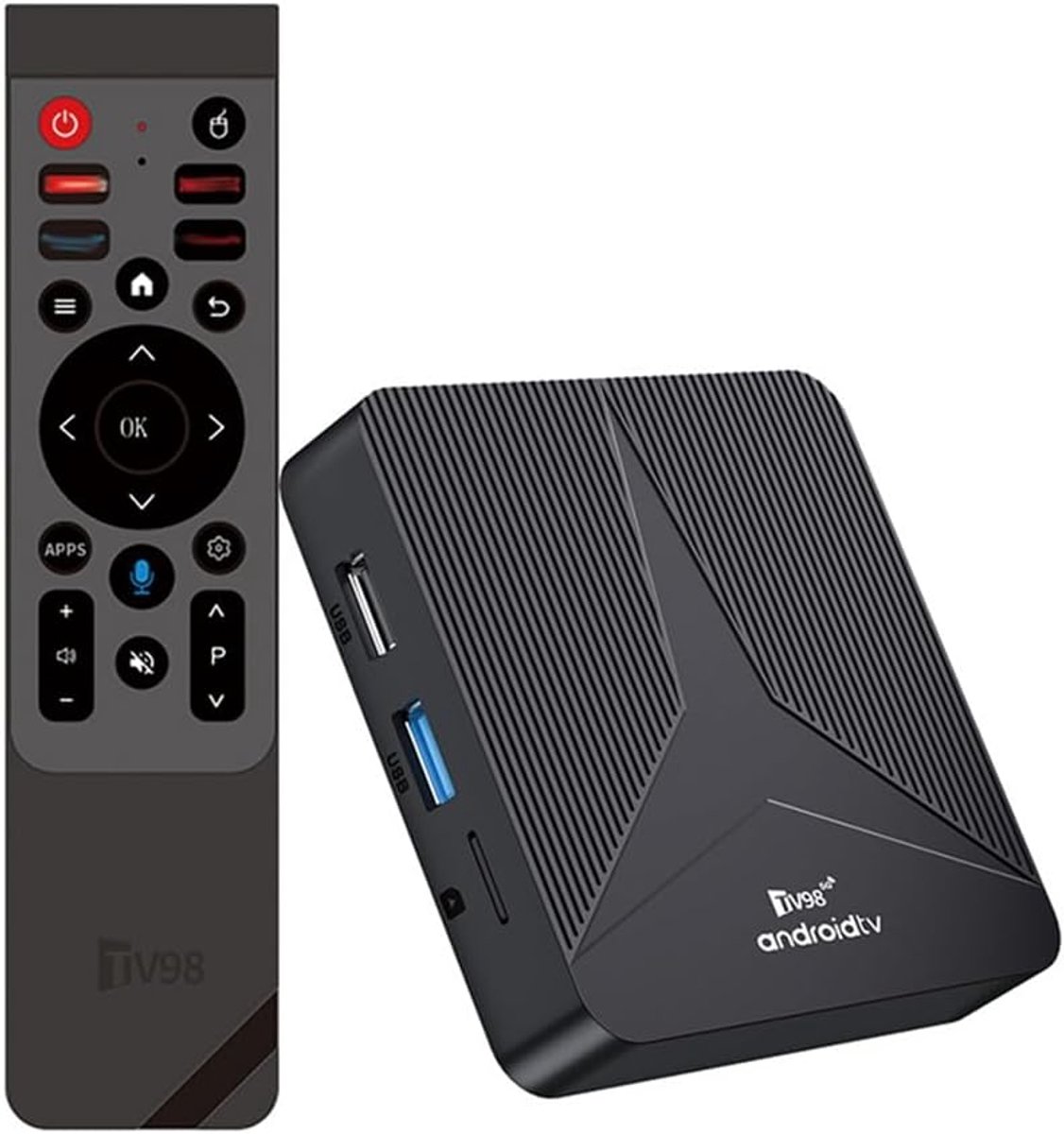 Android TV Box - Mediabox Smart TV - Films Kijken - Quad-Core Processor - 2GB RAM 16GB - Zwart
