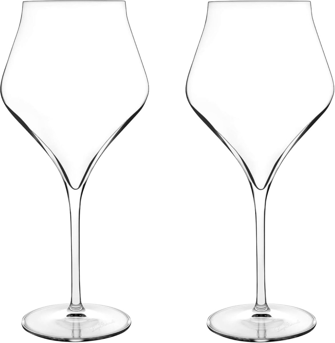 Wijnglazen Set - Bordeaux Glazen - Nobele Wijnen - Vaatwasmachinebestendig - 750 ml - Helder