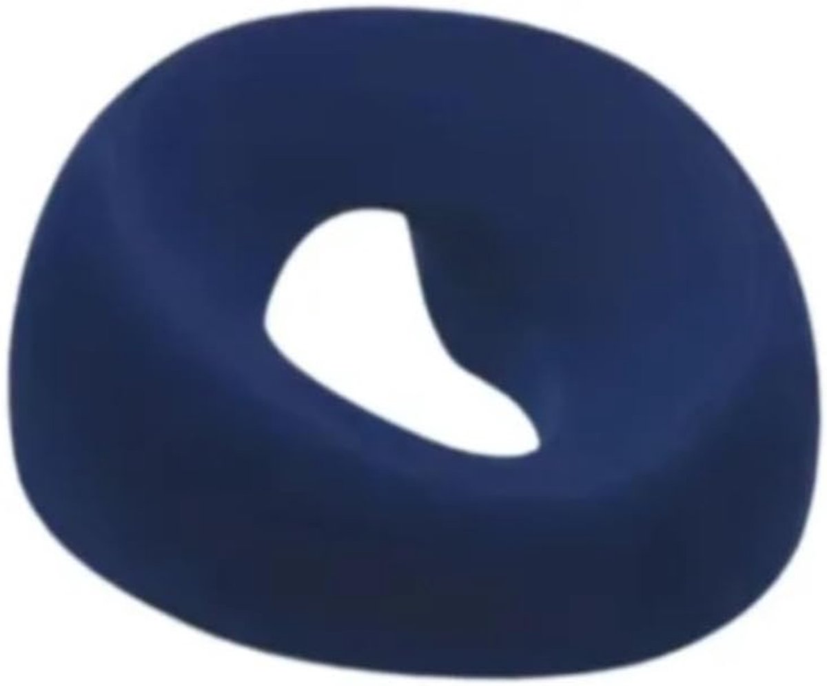Buikligkussen, geschikt om in buikligging te rusten, comfortabel ergonomisch ontwerp met traagschuim, massagehoofdsteun voor thuisgebruik, geschikt voor schoonheidssalons (blauw).
