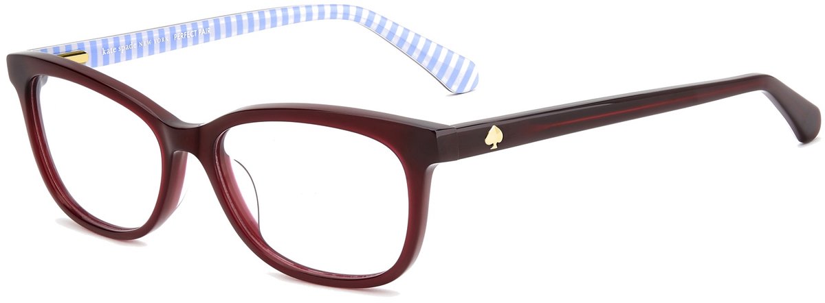 Kate Spade BRONWEN/3 Burgundy striped multicolor 52/15/140 WOMAN Brilmonturen