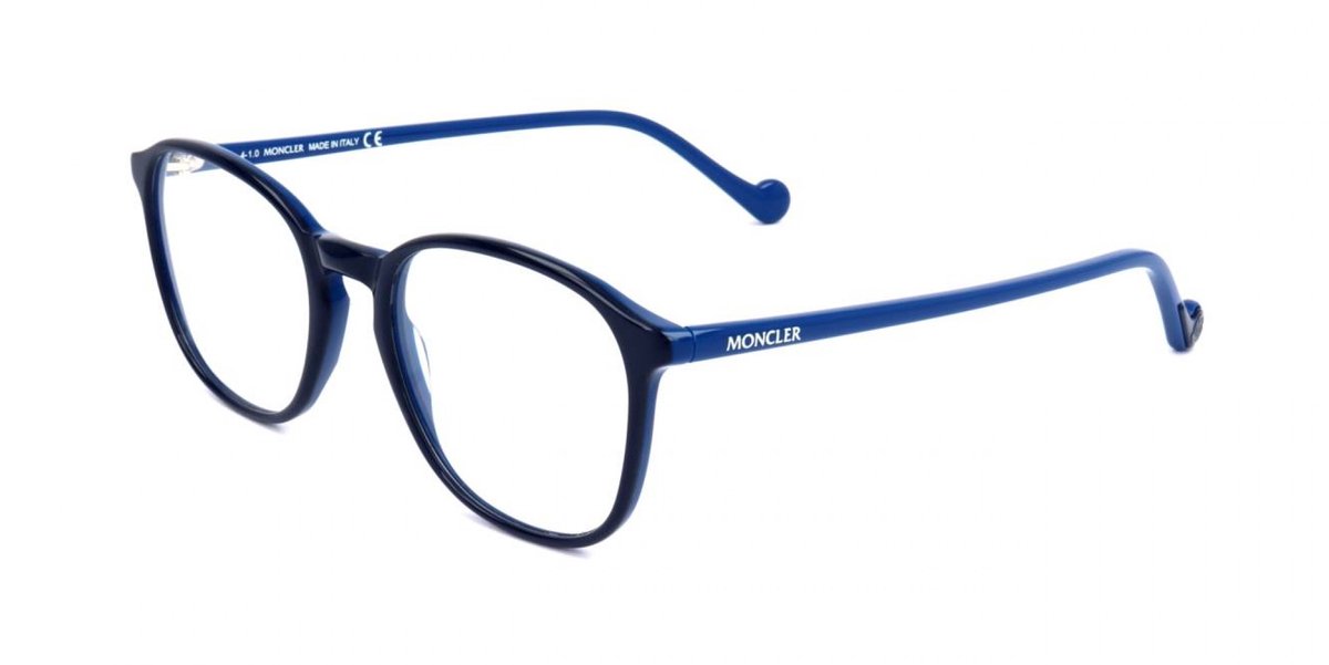 Moncler ML5087 Blue 52/19/150 MAN Brilmonturen