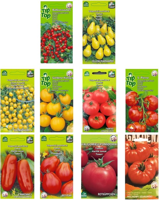 Tomaten Zaden Set - Groente Zaden - Zelf Groenten Kweken - 20 Verschillende Soorten - 20 Gram — afbeelding 2