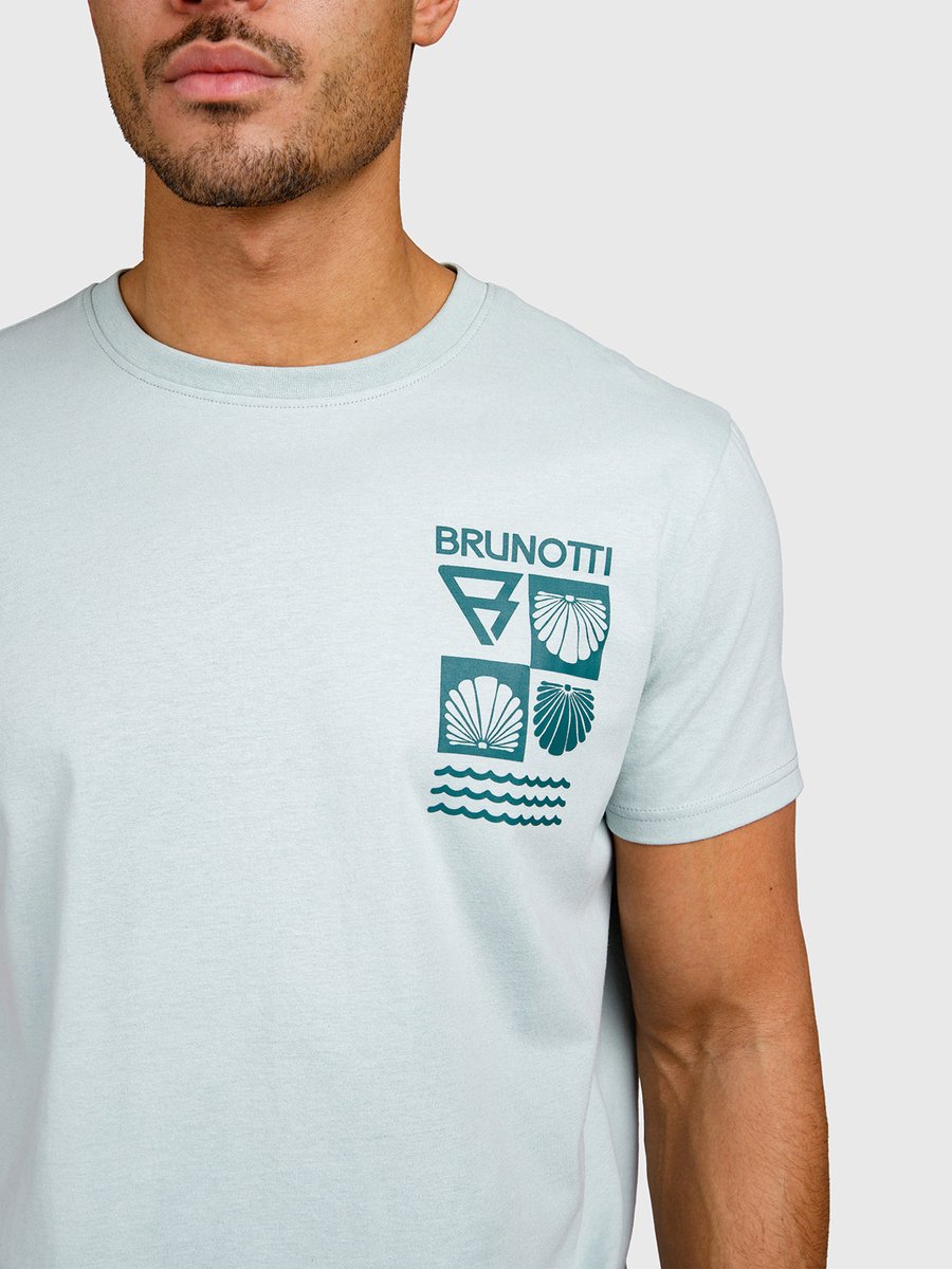 Brunotti Jelledee T-Shirt 100% Katoen Regular Fit Crewneck XXL Mist