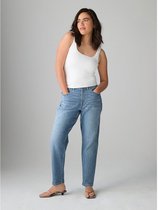 Next - Dames - Hourglass comfortabele mom jeans met stretch en stretch - Blauw