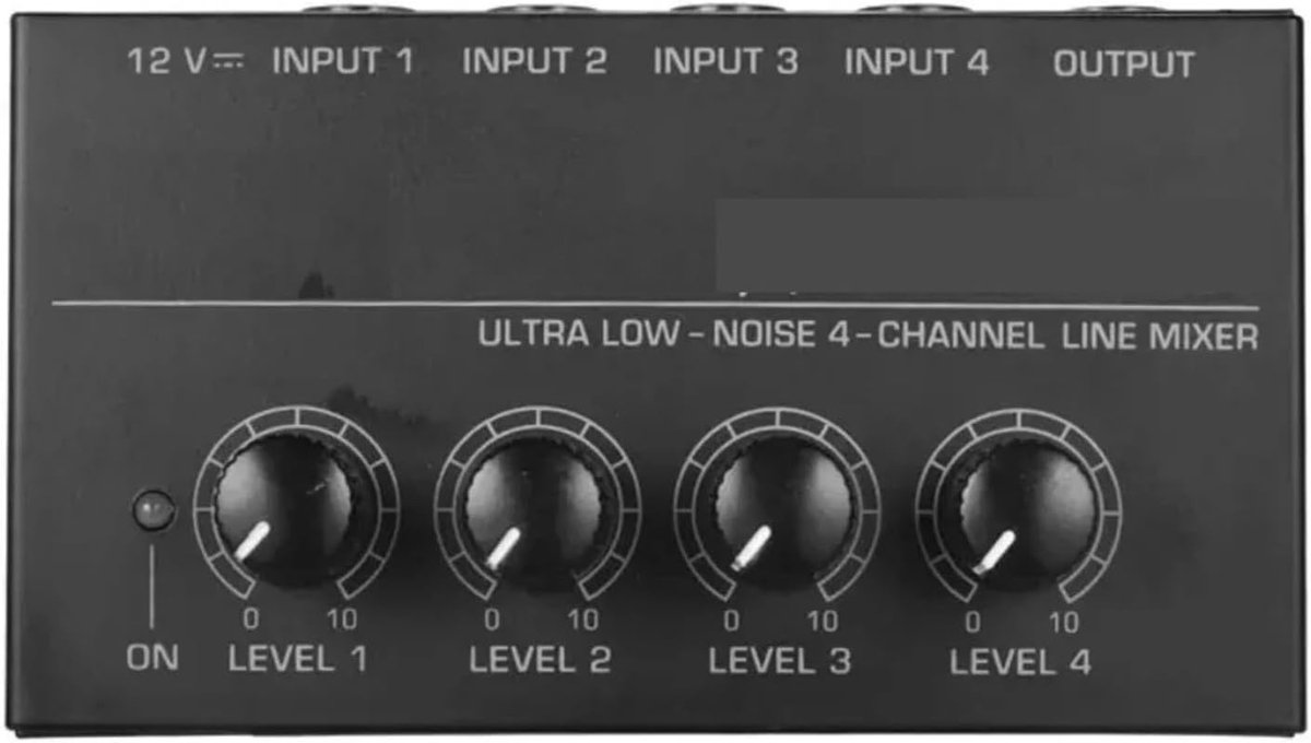 DJ Mixer - Geluidsmixer Audio - Muziek Maken - Laag Ruisniveau - Compact Ontwerp
