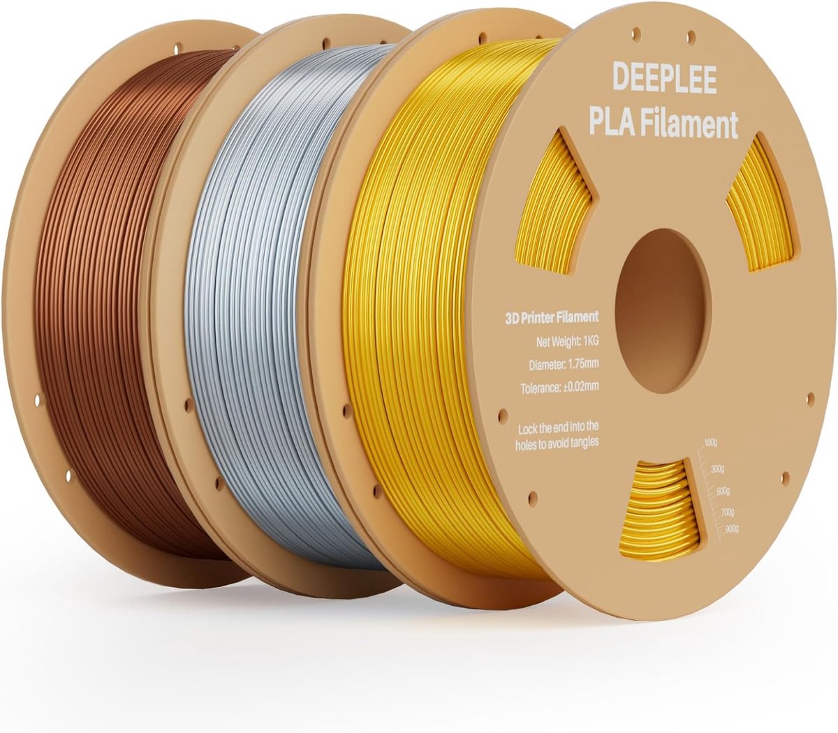 3D Print Filament - Glanzend PLA Materiaal - Modelbouw Creaties - Zijdezacht Finish Effect - 1.75 mm Spoelen