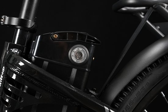Elektrische Fiets TTGO C2 Pro - 250W Motor - 36V 18Ah Accu - Bereik 80-120km - 26" Banden Elektrische Stadsfiets - Shimano 7-Speed - 25km/u - Zwart van Merkloos — afbeelding 5