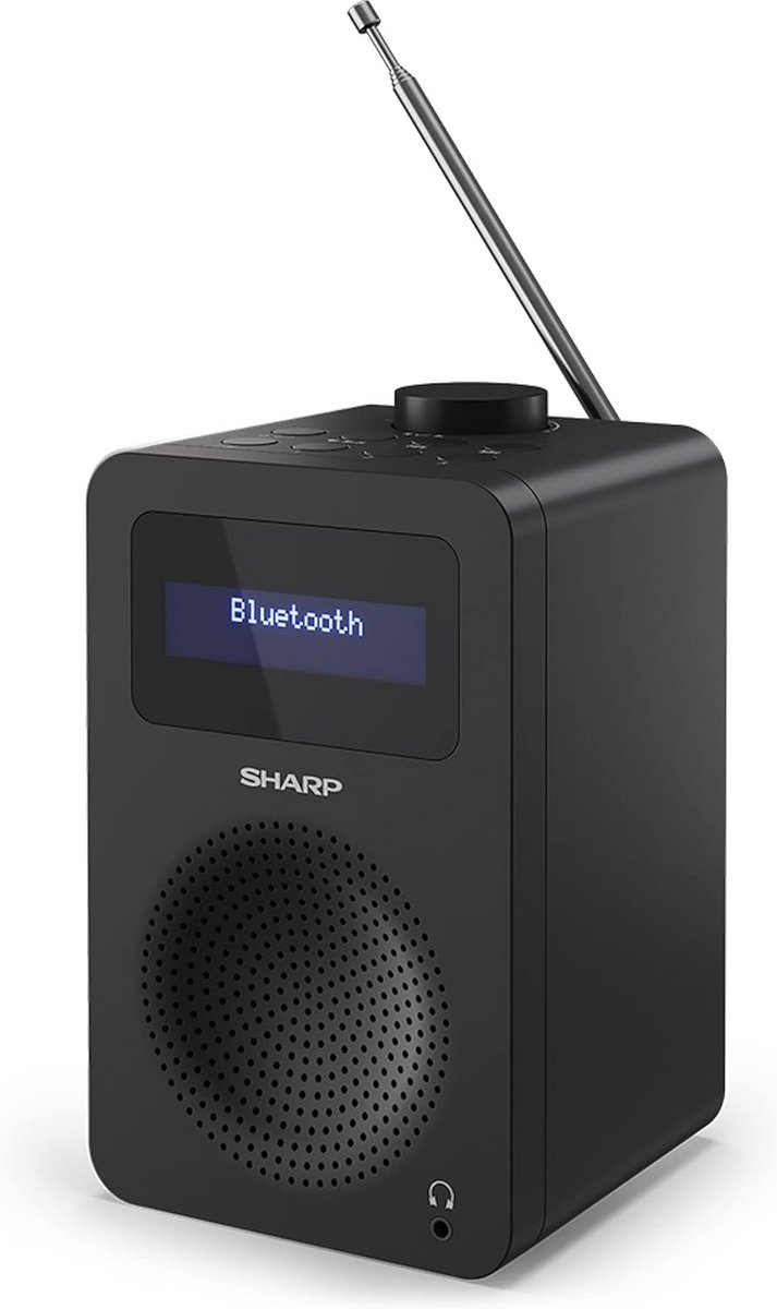 Draagbare Digitale Radio - DAB FM Radio - Muziek Luisteren - Bluetooth Connectiviteit - 11 x 10.5 x 17.2 cm