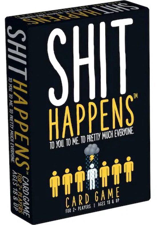 Shit Happens 18+ - Engelstalig Kaartspel - Partyspel