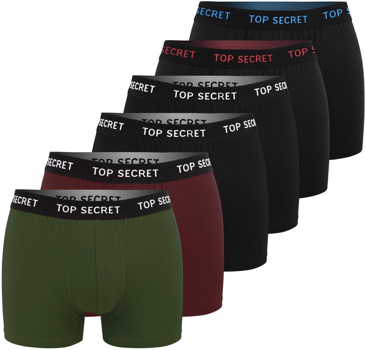 Top Secret - Mannelijke Boxers - Baweel - Maat M - 6 stuks