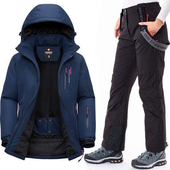 Soprato - Dames Skikleding - Warme Jumpsuit - Waterdicht - Met Capuchon