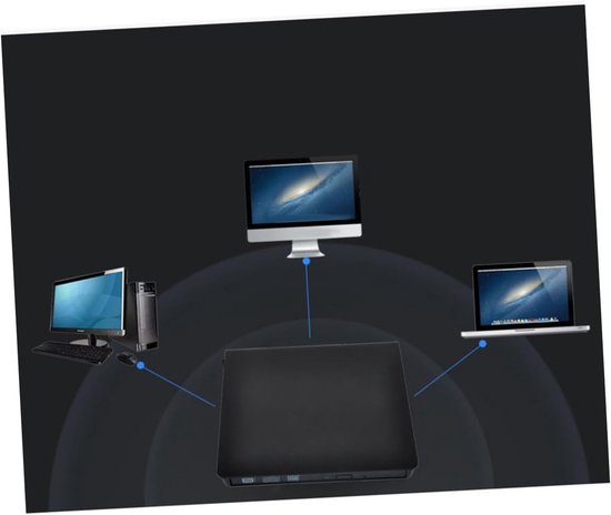Externe DVD Brander - USB Schrijver - Gegevens Overzetten - Snelle USB 3.0 - 14.7 cm - Zwart — afbeelding 3