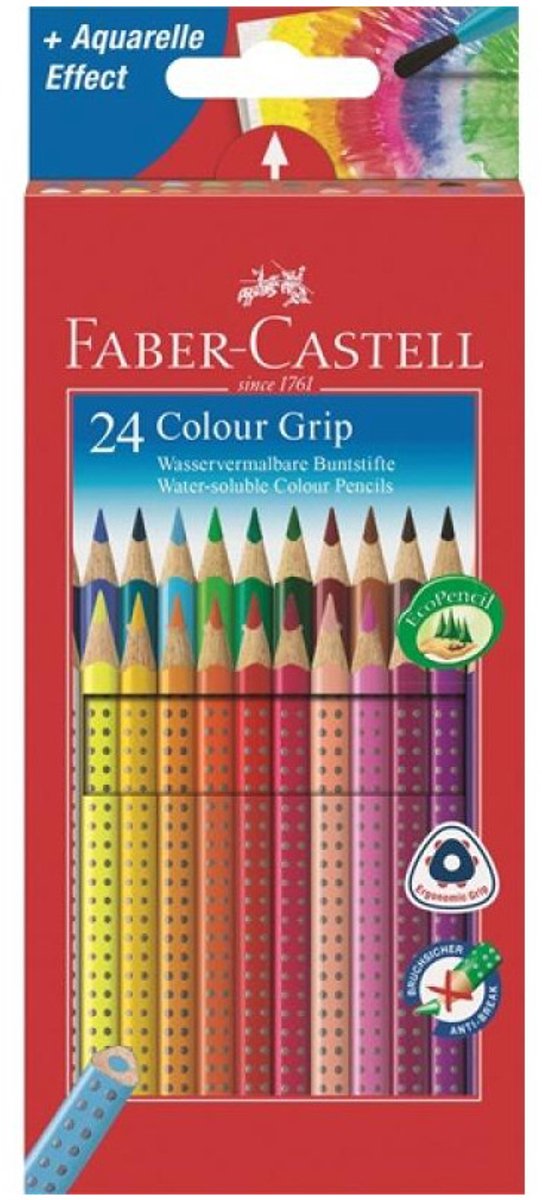 Faber-Castell kleurpotloden - Colour Grip - 24 stuks - FC-112424 — cadeau in Hobby - foto 4