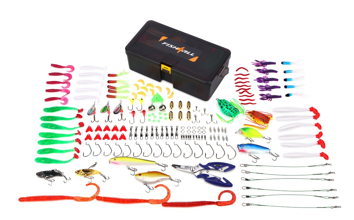 Fish4All Multi Lure Box With Pliers (169pcs) - Kunstaas Set