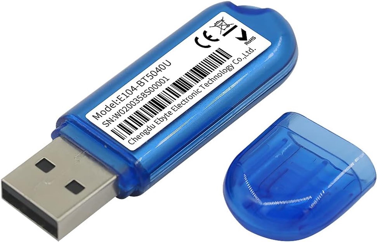 Draadloze USB Dongle - Bluetooth Module - Data Transmissie - 250 Meter Bereik - Compact Formaat