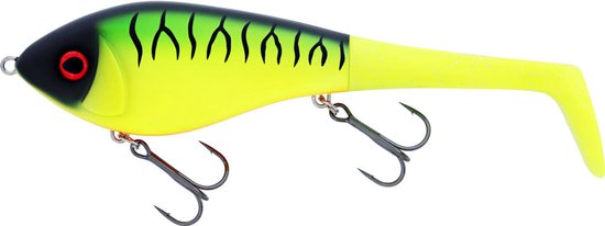 Westin Swim Tail 12cm 68gr Sinking Fire 1 body 2 tails van Westin — afbeelding 3