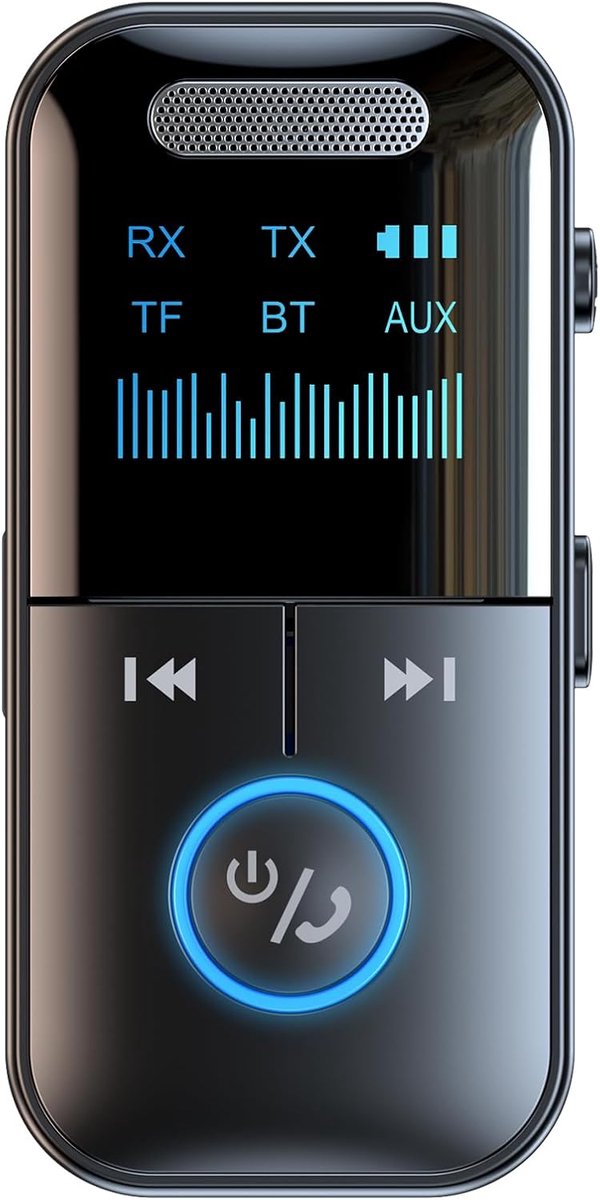Audio Ontvanger Zender - Draadloze Adapter - Muziek Streamen - Twee Functies - 10 Meter Bereik - Zwart