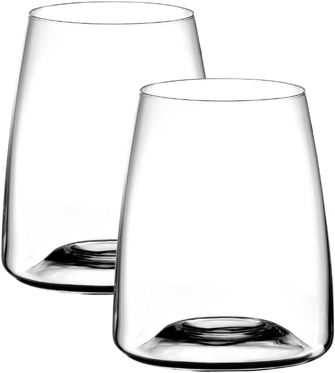 Waterglazen - Drinkglazen - Tafel Dekken - Uniek Design - 9 cm Diameter