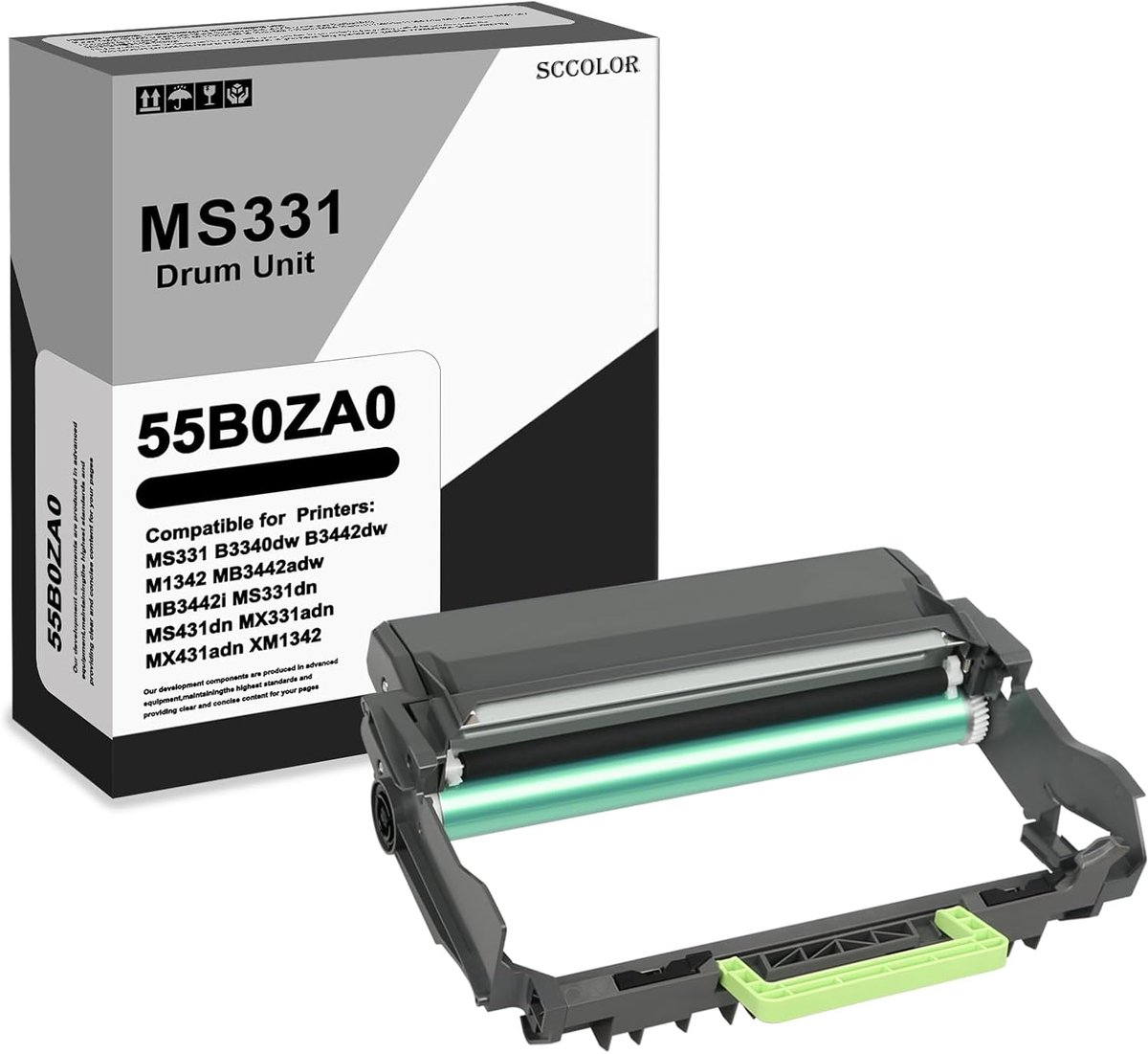 Imaging Unit - Drum Unit - Printer Onderhoud - Hoge Capaciteit - 34.8 x 27.3 cm - Zwart