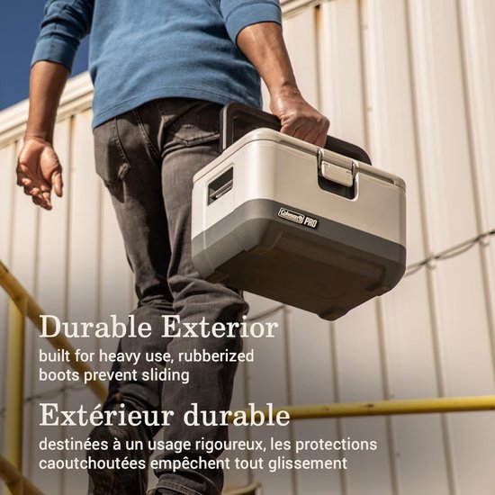 Geïsoleerde Harde Koeler - Lunchbox Werk - Robuust Buitengebruik - Plat Deksel Draagbaar - 9 Liter Capaciteit - Multi — afbeelding 3