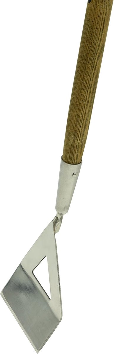 Nederlandse schoffel - Tuin schoffel - Onkruid wieden - Roestvrij staal - 132 cm lengte - Zilverkleurig van Merkloos	 — afbeelding 2