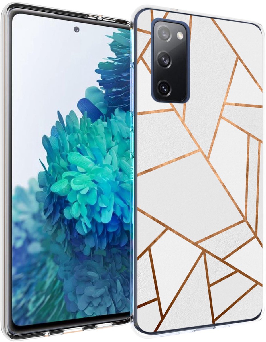 imoshion Hoesje - Geschikt voor Samsung Galaxy S20 FE - Design hoesje - White Graphic