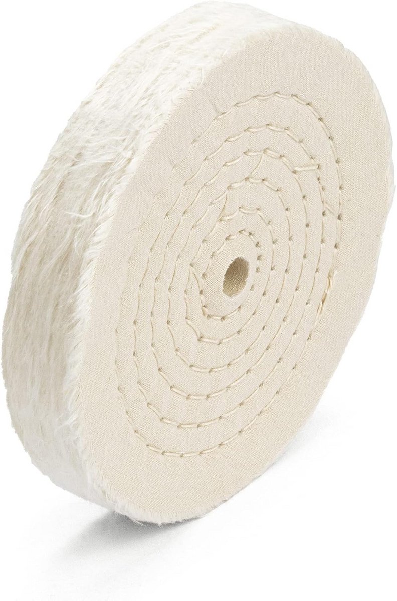 Extra Dik Polijstschijf Spiraal Genaden, 150mm Diameter, 80 Lagen