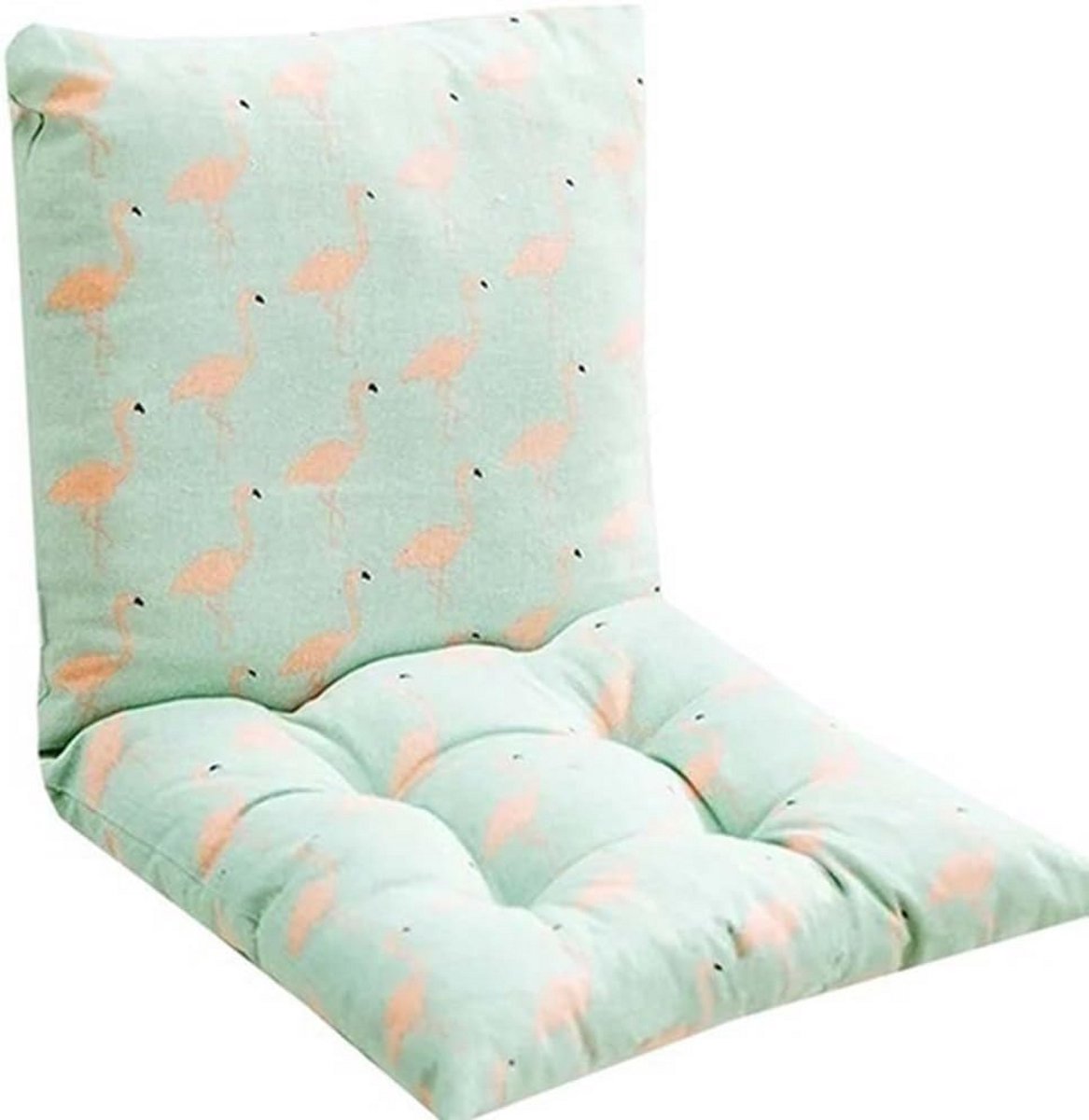 Set van 2/4/1 Dikke Zitkussens Tuinstoel & Eetkamerstoel met Antislip Banden - Binnen/Buit