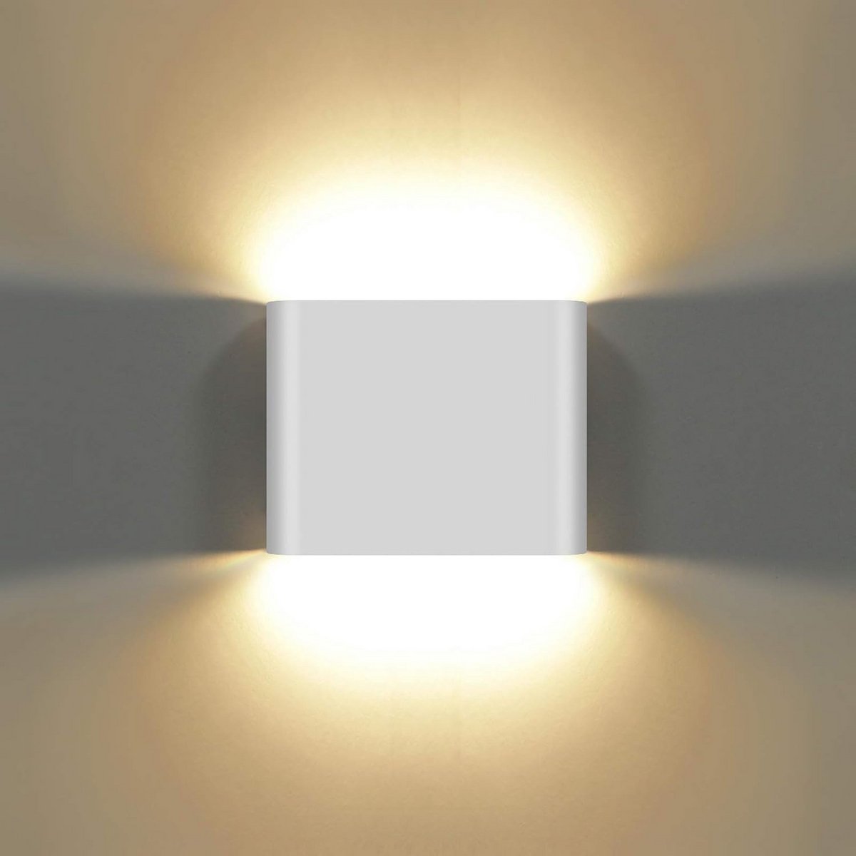Moderne Up-Down LED Wandlamp 6W - Waterdicht IP65 Binnen & Buiten - Warm Wit Licht
