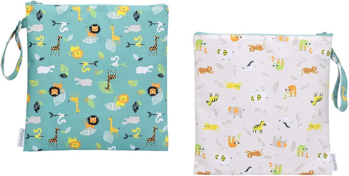 Waterdichte Luiertas Organizer met Ritssluiting voor Vuile Luiers of Zwemkleding
