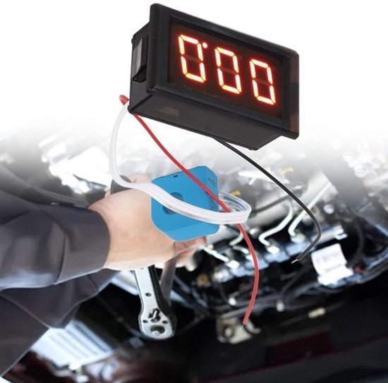 Sensor Ampermeter Digitale Ampèremeter DC Ampèremeter met Hall-sensor LED Digitaal ...