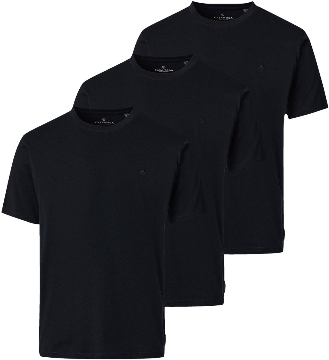 CASAMODA Heren t-shirt 3 pack Basic