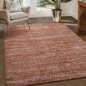 Relax Oslo - Laagpolig Effen Vloerkleed - Modern Tapijt - Terra Oranje- 160x230 CM