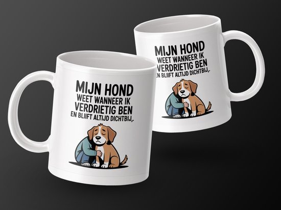 Tasse « Mon chien sait », amour des animaux, cadeau pour propriétaire de chien, tasse avec citation drôle sur les chiens, tasse d'amour pour les animaux de compagnie, meilleur ami, compagnon canin