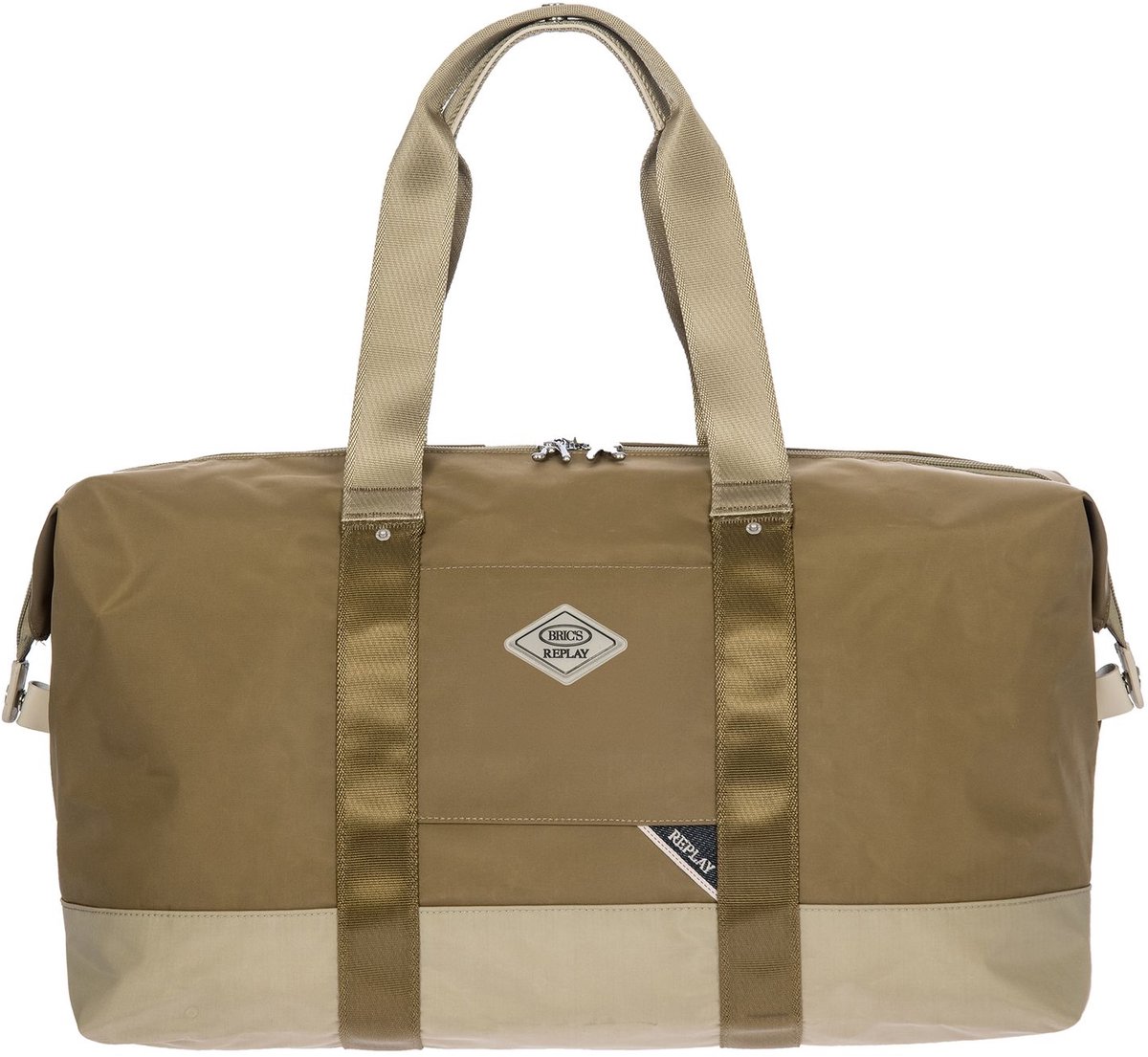 BRIC'S reistas Replay Sand Woo Holdall Folding Duffle Bag Sand Wood kaki
