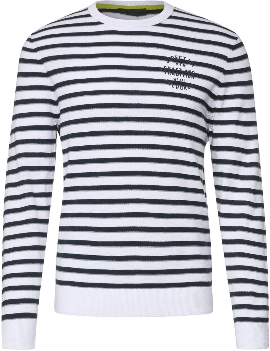 Street one - Pull - Maat L - Mannen - wit -