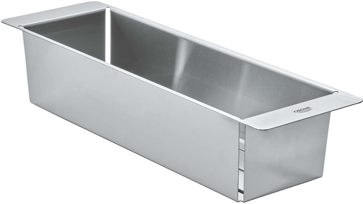 Grohe Toebehoren - Lekbak voor spoelbakken, geborsteld roestvrij staal 40853SD0