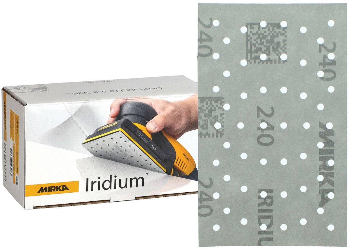 MIRKA Iridium 81x133mm P120 - 100 stuks doos
