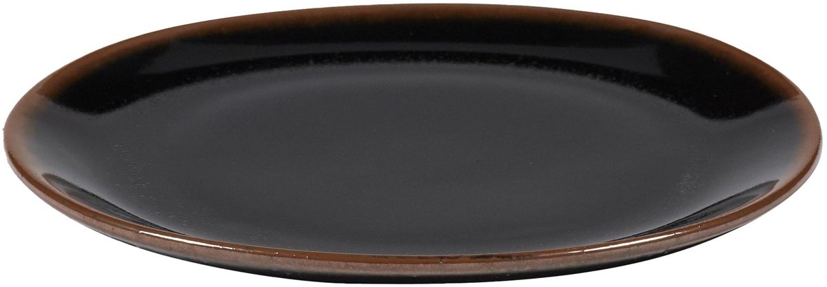 Serax Out Of Lines By Uncharted Ontbijtbord Ø18 Black Brown