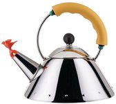 Bol.com Alessi Fluitketel - 9093/1 Y - Geel - 1 liter - door Micheal Graves aanbieding