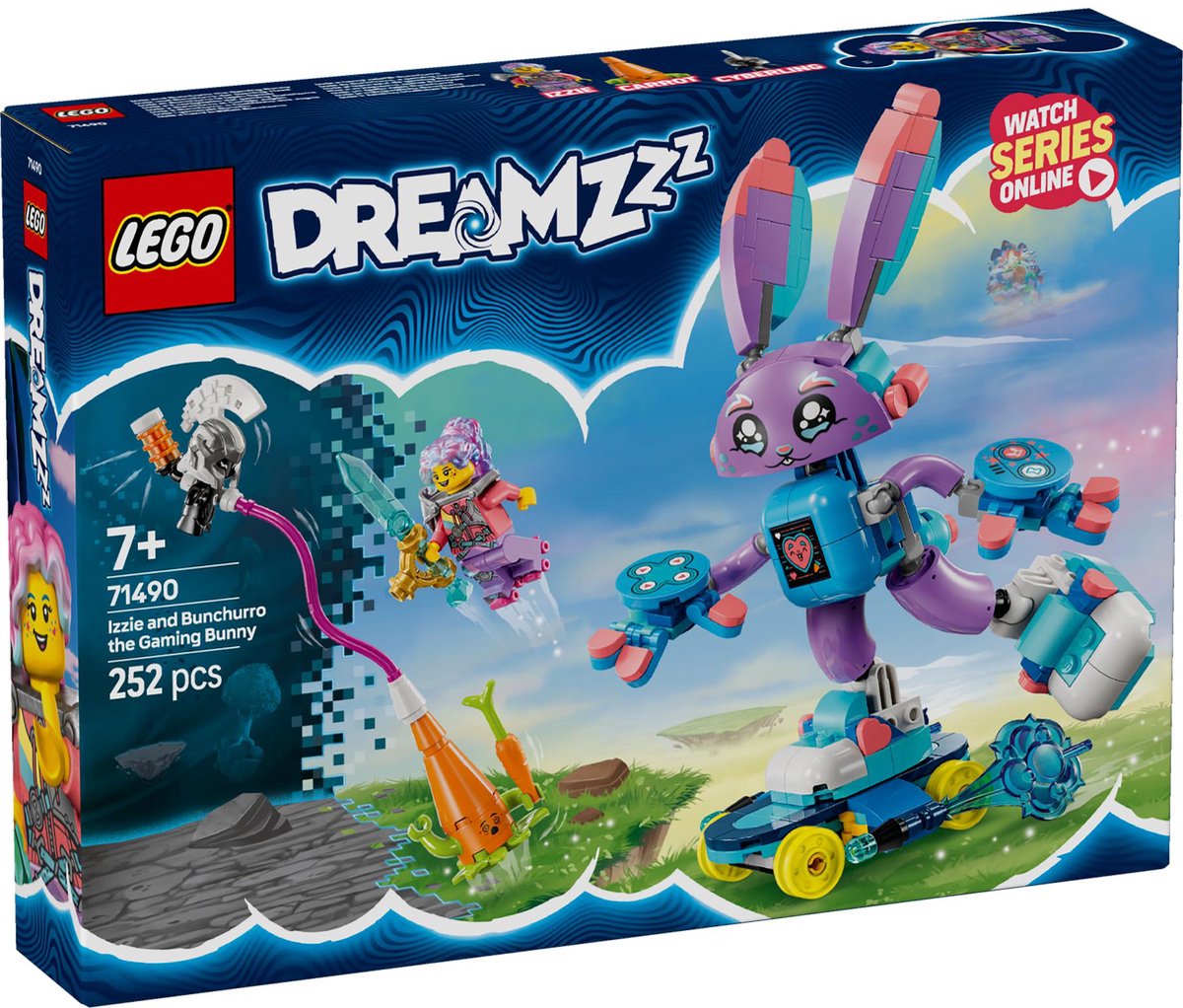 LEGO 71490 Dreamzzz Izzie en Bunchurro het gamende konijn