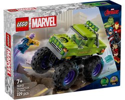 foto van LEGO Marvel De Hulk Truck vs. Thanos - Superhelden Speelgoed - 76312