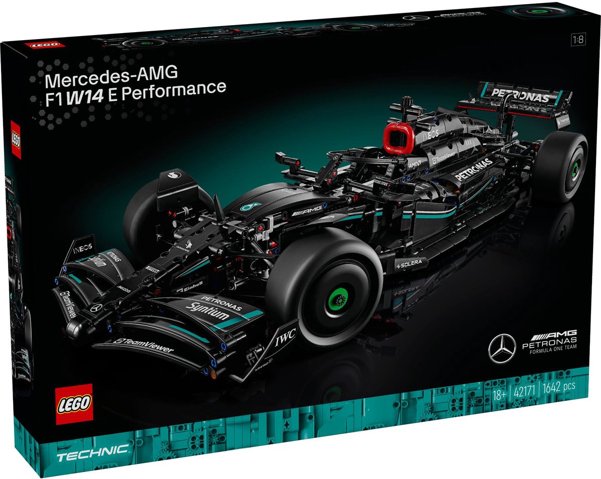 LEGO Technic Mercedes-AMG F1 W14 E Performance - 42171 op Prijzenvolger.com