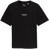 Tom Tailor Denim - T-shirt met relaxte pasvorm van katoen - Maat XXL - Black