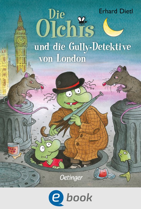 Die Olchis - Die Olchis und die Gully-Detektive von London - cover