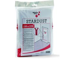 Stardust stofdeur met rits - openen van beide kanten - afdekfolie deur - bouwfolie - afdekzeil