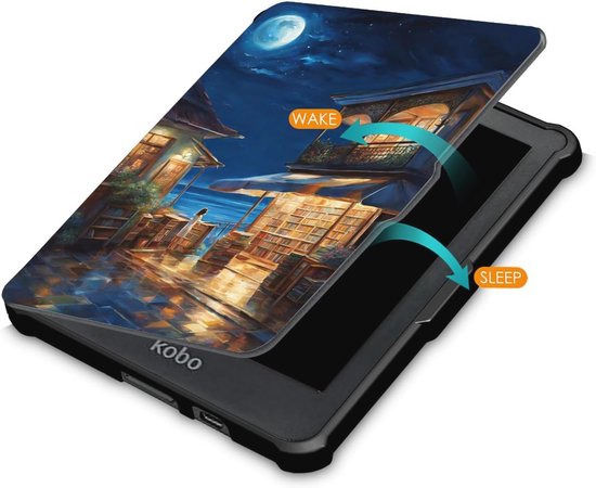 Beschermhoes voor Kobo Clara HD 2018 - Dun, Schokbestendig en Waterdicht - Optimale Bescherming voor je E-reader van MABERRYTECH — afbeelding 4
